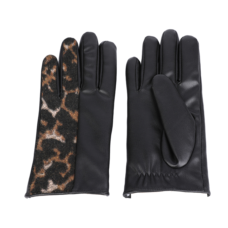 Sustainable material women leather gloves AW2022-49