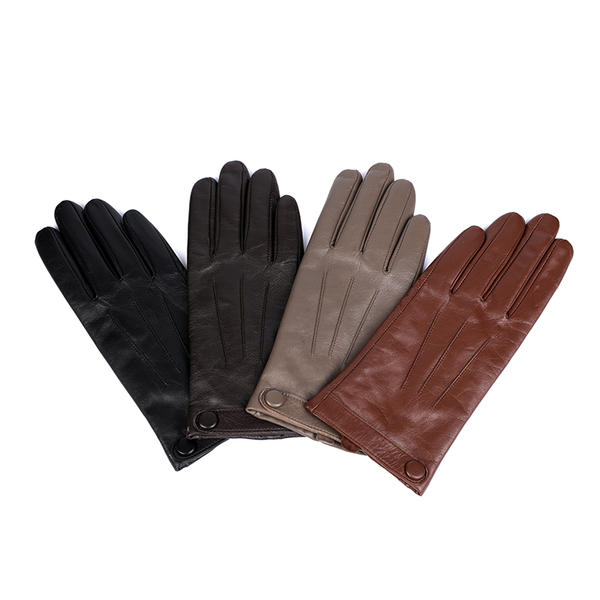 Fashion sheep or goat women leather gloves AW2022-42