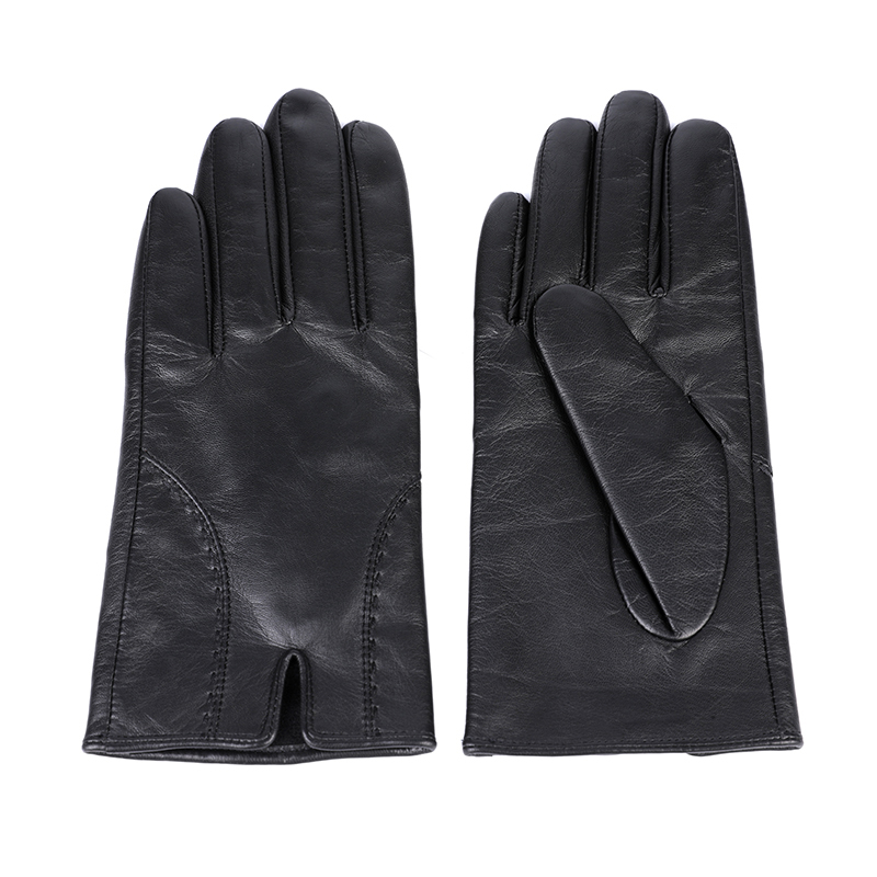 Sustainable material women leather gloves AW2022-40