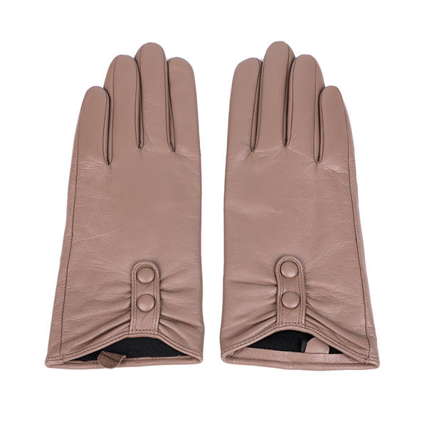 Sustainable material women leather gloves AW2022-38