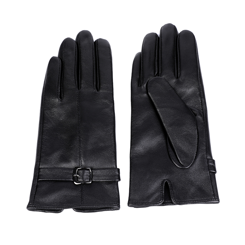 Black or colorful color women leather gloves AW2022-33