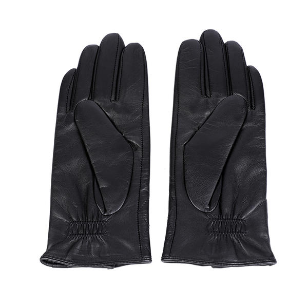 Fashion & warm women leather gloves  sustainable material AW2022-31