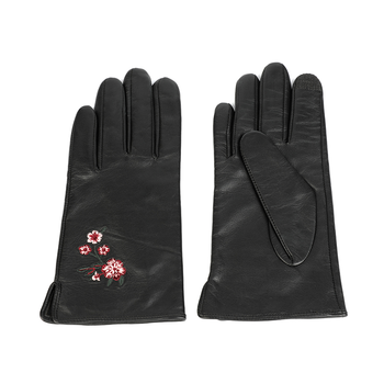 Women leather gloves sustainable material AW2022-26