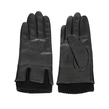 Sustainable material women leather gloves AW2022-24