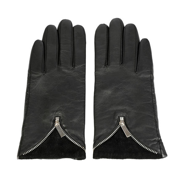 Sustainable material women leather gloves AW2022-17