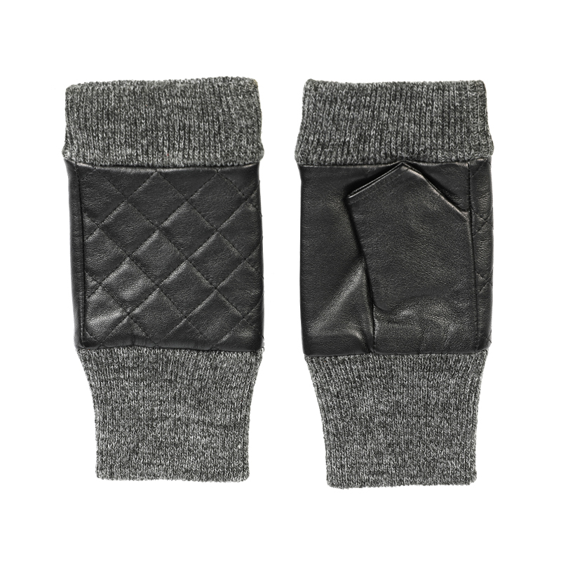 Women leather gloves black or colorful color AW2022-16