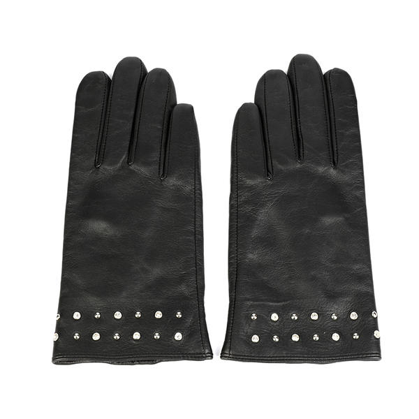 Fashion women leather gloves sustainable material AW2022-13