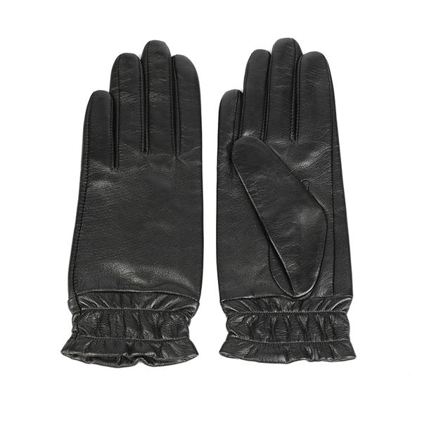 Fashion women leather gloves sustainable material AW2022-9