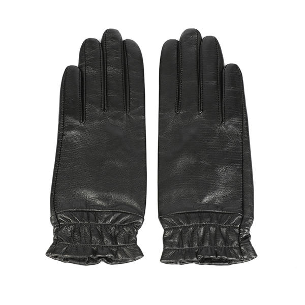 Fashion women leather gloves sustainable material AW2022-9