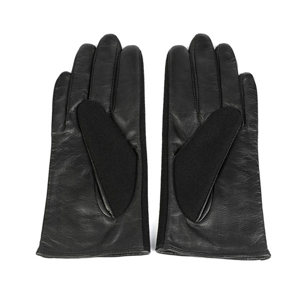 Sheep or goat+wool/nylon women leather gloves AW2022-7