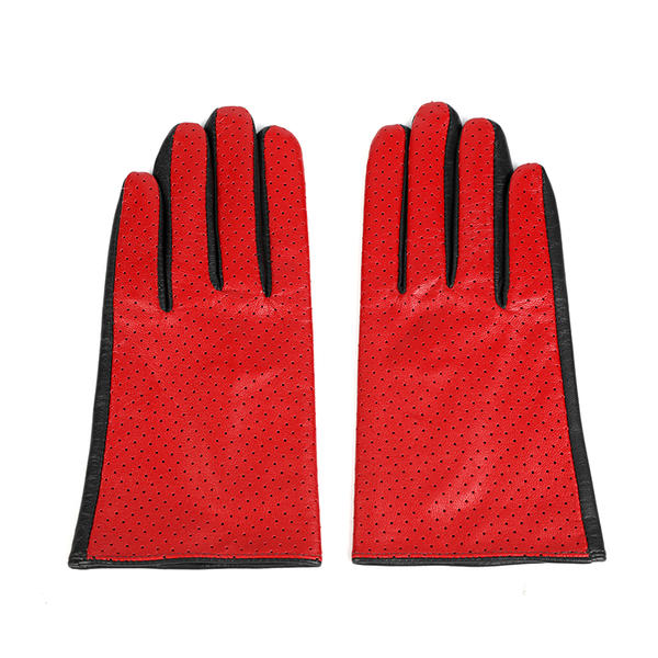 Sustainable material women leather gloves AW2022-6
