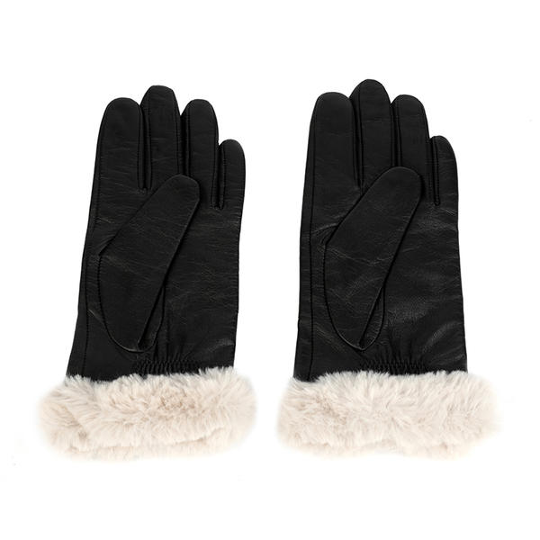 Sustainable material women leather gloves AW2022-3