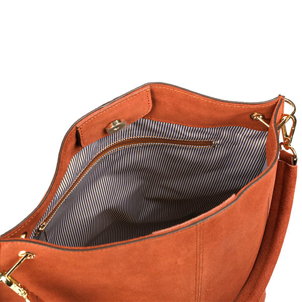 Fashion & luxury women suede leather handbags AWB01