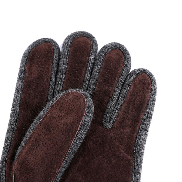 Pig leather mens leather gloves brown or colorful color AW2022-M44