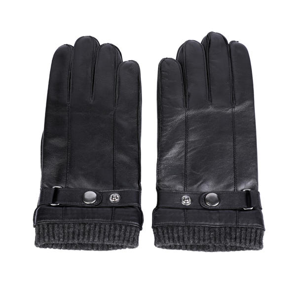 Sheep or goat mens leather gloves fashion & warm AW2022-M37