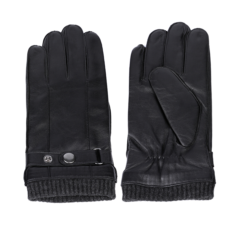 Sheep or goat mens leather gloves fashion & warm AW2022-M37