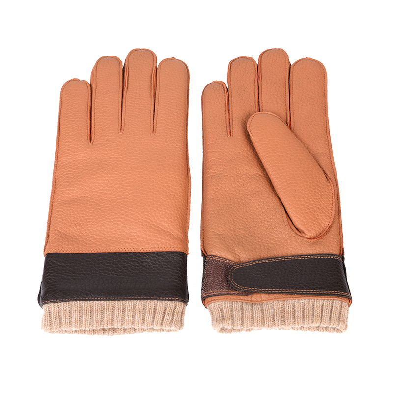 Sustainable material mens leather gloves AW2022-M36