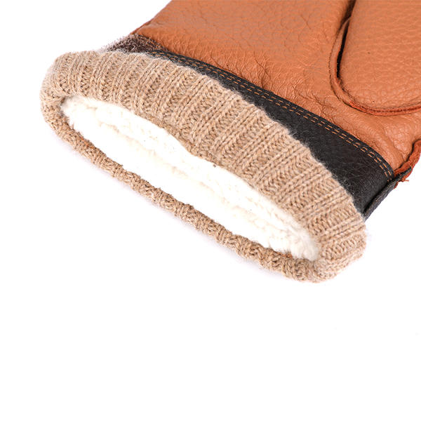 Sustainable material mens leather gloves AW2022-M36