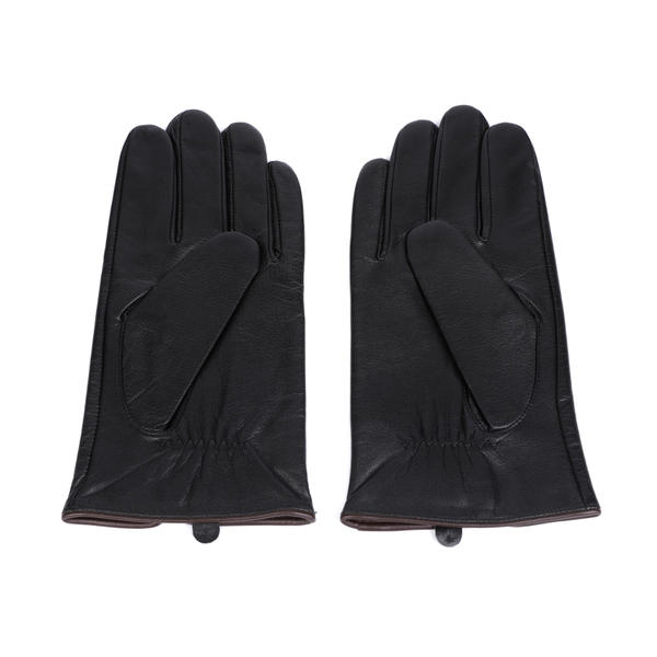 Sheep or goat black or colorful color mens leather gloves AW2022-M32