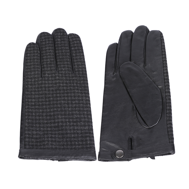 Sustainable material mens leather gloves AW2022-M30