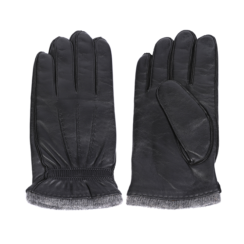 Sustainable material mens leather gloves AW2022-M15