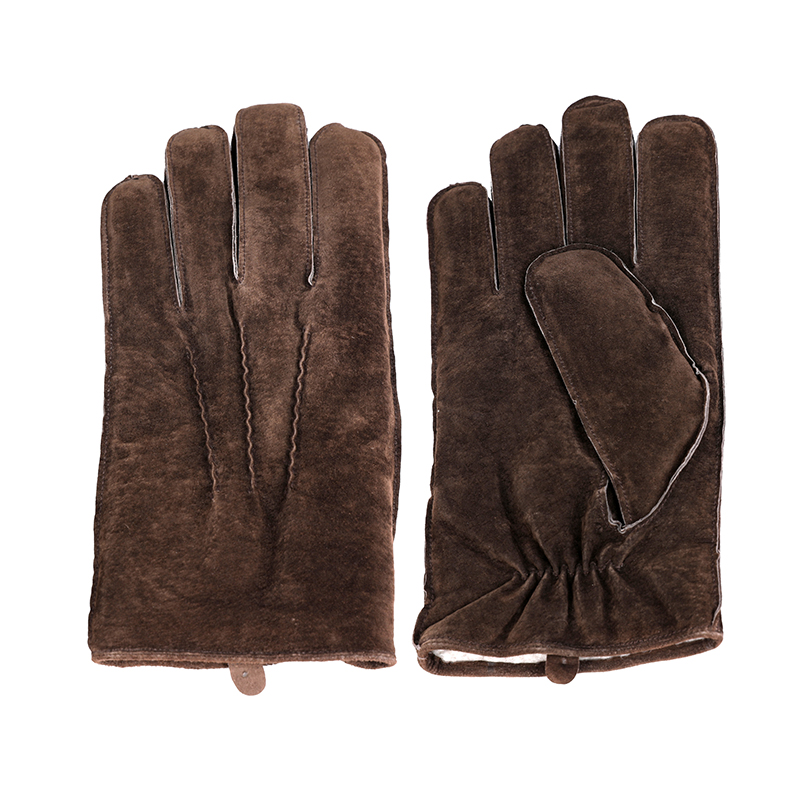 Pig leather mens leather gloves fashion & warm AW2022-M12