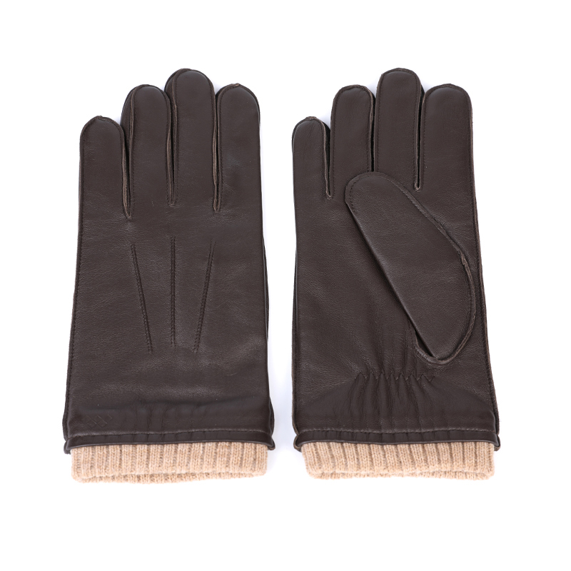 Sustainable material mens leather gloves AW2022-M10