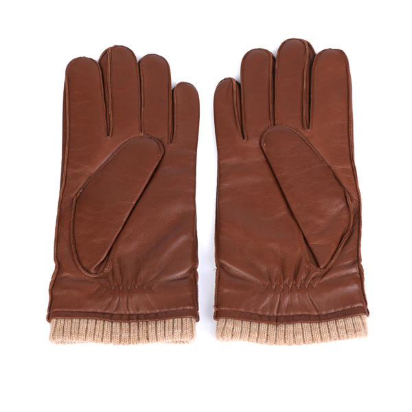 Sustainable material mens leather gloves sheep or goat AW2022-M6