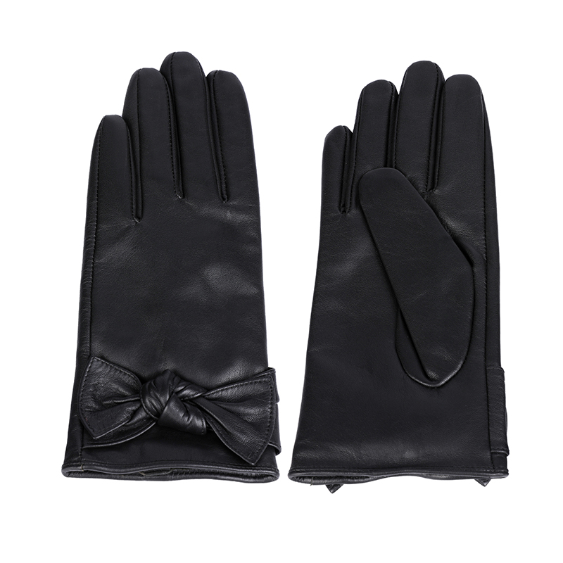 Sheep or goat fashion women leather gloves AW2022-50