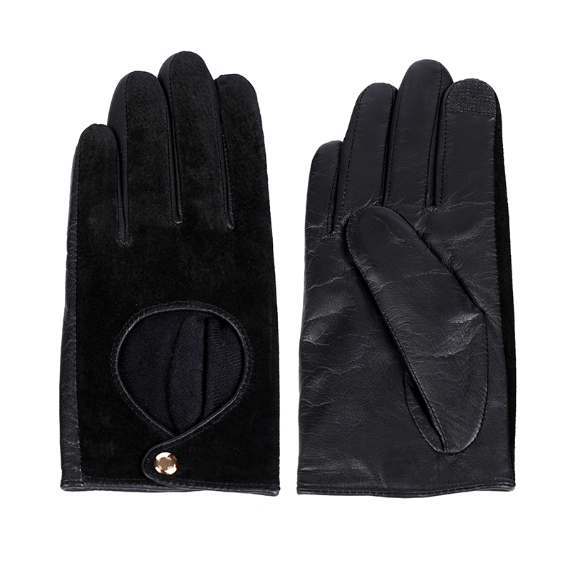 Sheep or Goat+Pig split leather women leather gloves AW2022-32
