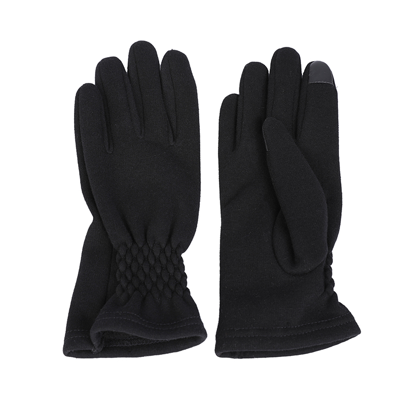 Black or colorful color cut&sewn women's knit gloves sustainable material  AW2022-69