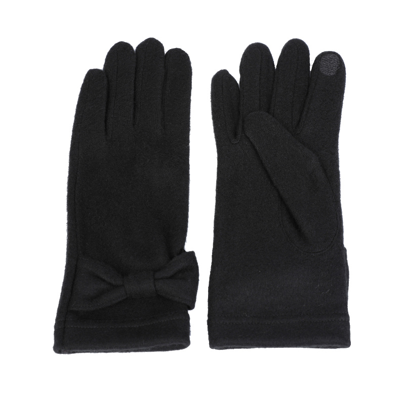 Black or colorful color cut&sewn fashion women's knit gloves AW2022-63