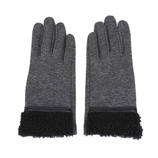 Sustainable material cut&sewn women's knit gloves AW2022-62