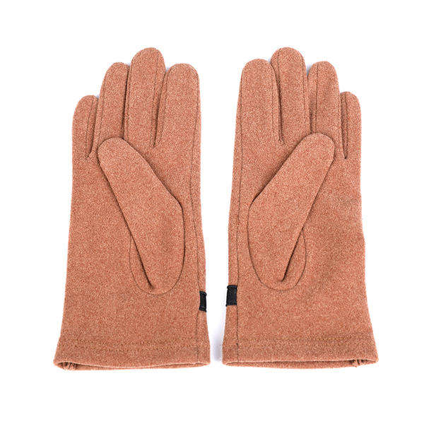 Fashion & warm cut&sewn women's knit gloves sustainable material AW2022-60